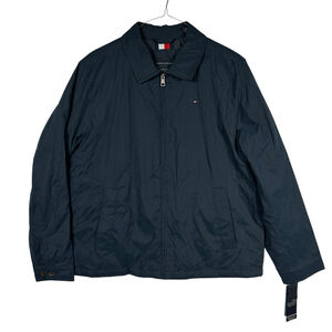 Tommy Hilfigure Men’s Water And Wind Resistant Jacket Navy Size XLarge
